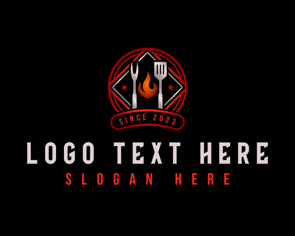 Restaurant - Grill Kitchen Restaurant logo design