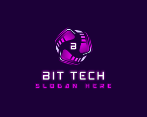 Tech Cyber AI logo design