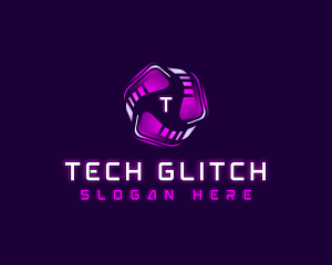 Tech Cyber AI logo design