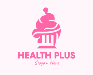 Baking Supplies - Pink Sweet Cupcake logo design