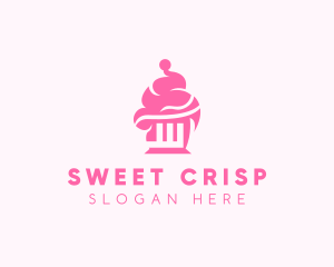 Sweet Cupcake Pastry logo design