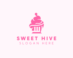 Sweet Cupcake Pastry logo design