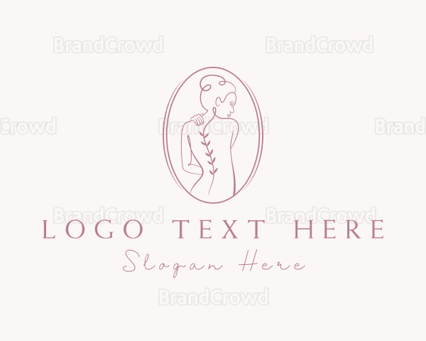 Natural Nude Woman Logo