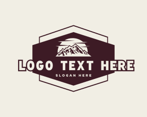 Outdoor Adventure Mountain Logo