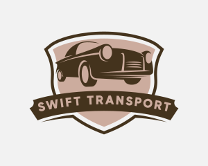 Shield Car Transportation logo design