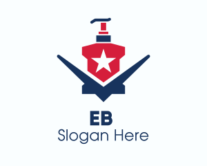 Disinfectant - American Liquid Soap logo design