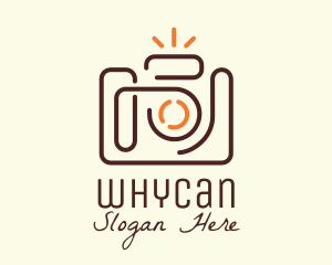 Digicam - Minimalist SLR Camera logo design