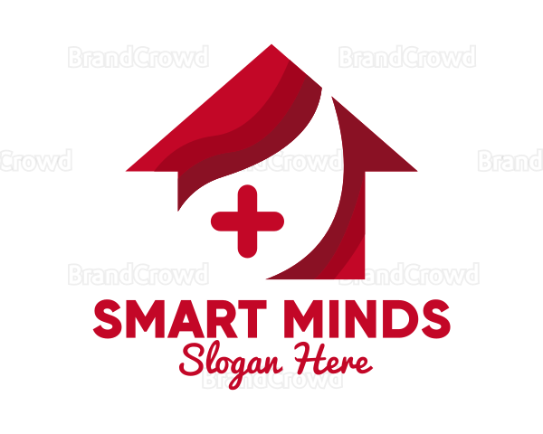 Red Medical Building Logo