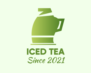 Green Electric Kettle logo design