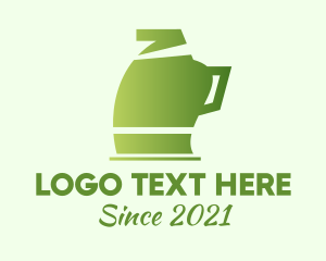 Drink - Green Electric Kettle logo design