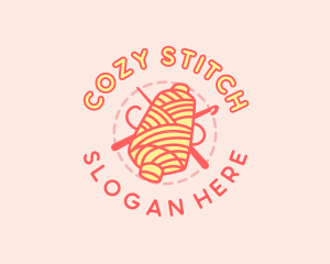 Stitching Yarn Thread logo design