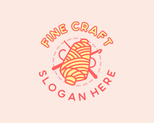 Stitching Yarn Thread logo design