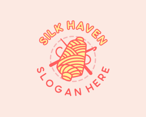 Stitching Yarn Thread logo design