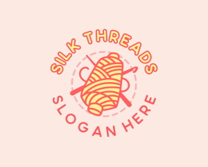 Stitching Yarn Thread logo design