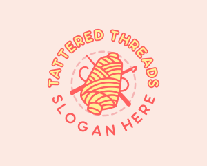 Stitching Yarn Thread logo design