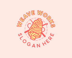 Stitching Yarn Thread logo design