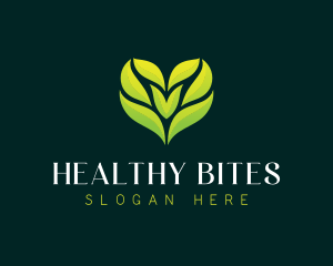 Heart Leaf Wellness logo design