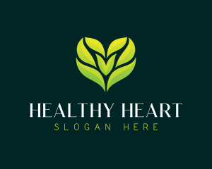 Heart Leaf Wellness logo design