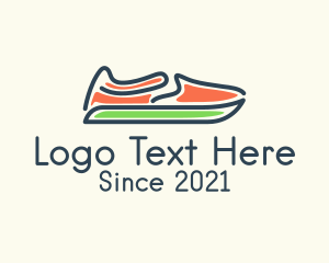 Sneakerhead - Slip-on Shoes Footwear logo design