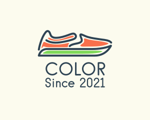 Sneakers - Slip-on Shoes Footwear logo design
