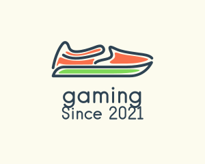 Sports Gear - Slip-on Shoes Footwear logo design