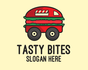 Burger - Burger Sandwich Food Truck logo design