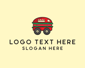 Cater - Burger Sandwich Food Truck logo design