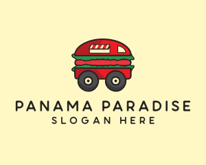 Burger Sandwich Food Truck logo design