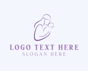 Parenting - Mom Baby Doula logo design