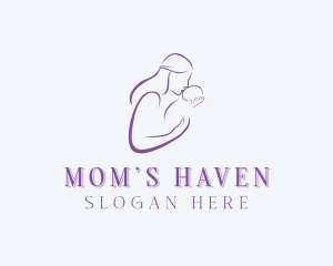 Mom Baby Doula logo design