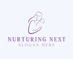 Mom Baby Doula logo design