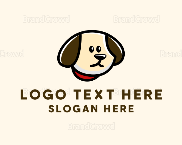 Dog Head Collar Logo