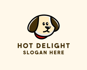 Dog Head Collar logo design