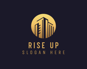 Skyscraper Realty Contractor logo design