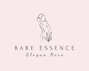 Naked - Natural Naked Spa logo design