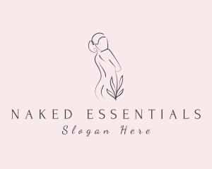 Natural Naked Spa logo design