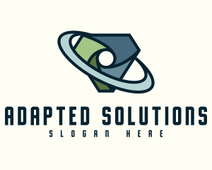 Digital Security Shield logo design