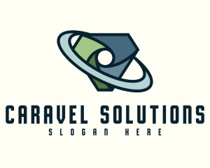 Digital Security Shield logo design