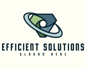 Digital Security Shield logo design