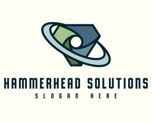 Digital Security Shield logo design