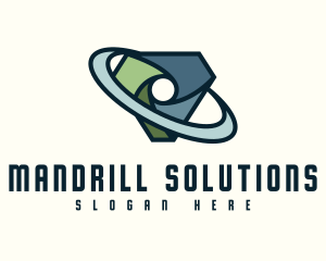 Digital Security Shield logo design