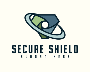 Safeguard - Digital Security Shield logo design