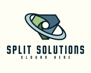 Digital Security Shield logo design