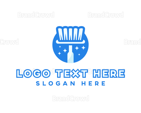 Cleaning Brush Housekeeper Logo