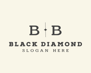 Modern Elegant Diamond Line logo design