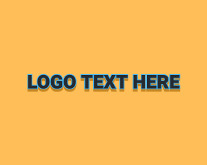 Fun Cartoon Wordmark  Logo