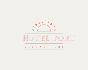 Elegant Luxury Hotel logo design