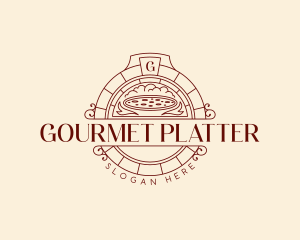 Gourmet Pizzeria Restaurant logo design