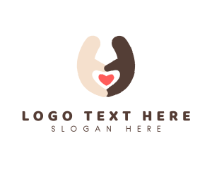 Event Planners - Hand Heart Sign logo design