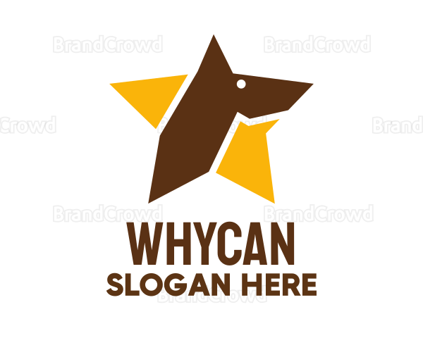 Star Pet Dog Logo